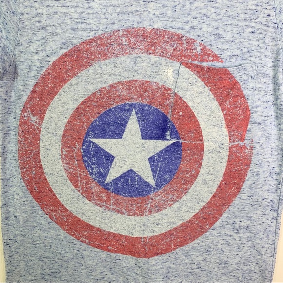 Marvel Captain America Short Sleeve Crewneck Graphic Tee Women’s Sz XS - Picture 4 of 6